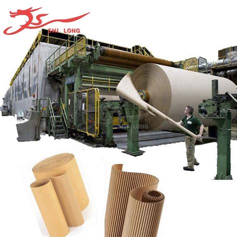 Mm Kraft Paper Corrugated Production Line For Waste Carton