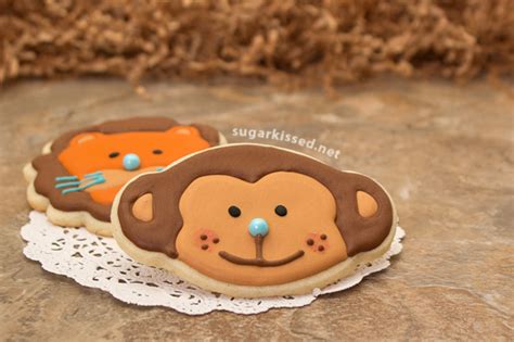 How To Make Lion And Monkey Cookies For A Jungle Party