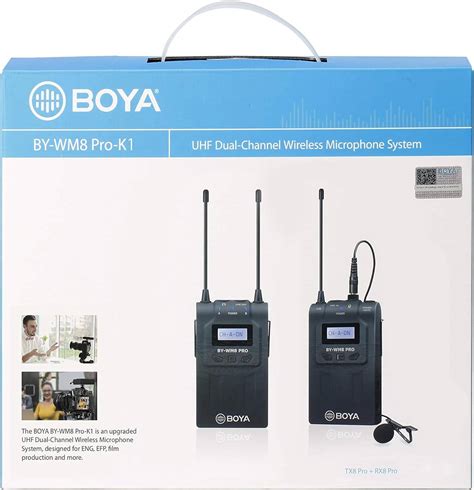 Boya By Wm8 Pro K1 Wireless Microphone Black Buy Best Price In UAE