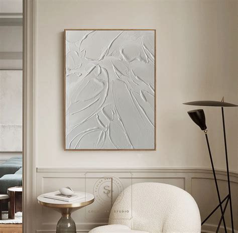 White Abstract Art White 3d Texture White Abstract Wall Art - Etsy