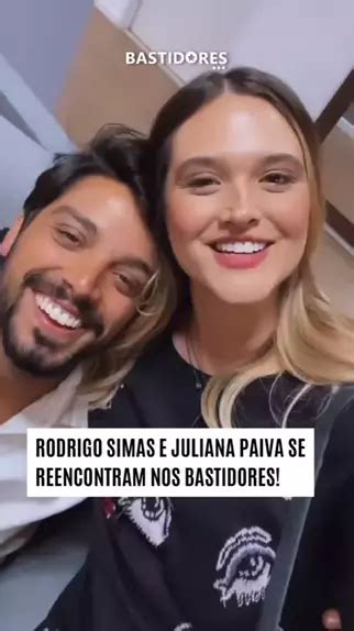 O Reencontrou Rolou Juliana Paiva E Rodrigo Simas Se Reencontraram Nos