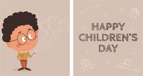 happy childrens day greeting card 20322842 Vector Art at Vecteezy