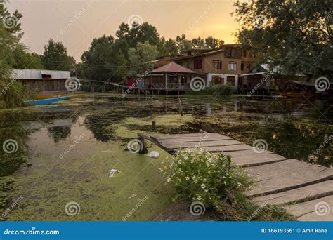 Local Village House in Dal Lake,Srinagar,Kashmir,India Editorial Photo ...