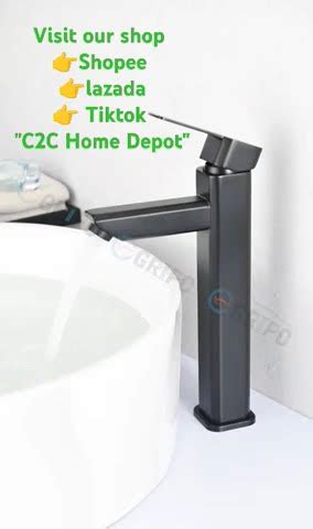 Gripo Stainless High Quality Counter Top Hot And Cold Mixer Faucet Cm Height Youtube