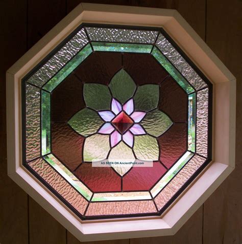 Stained Glass Octagon Window Stained Glass Panel