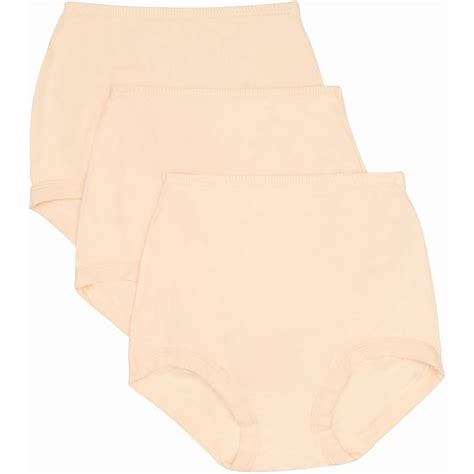 Bonds Women S Cottontails Full Briefs Pack Nude Nude Size
