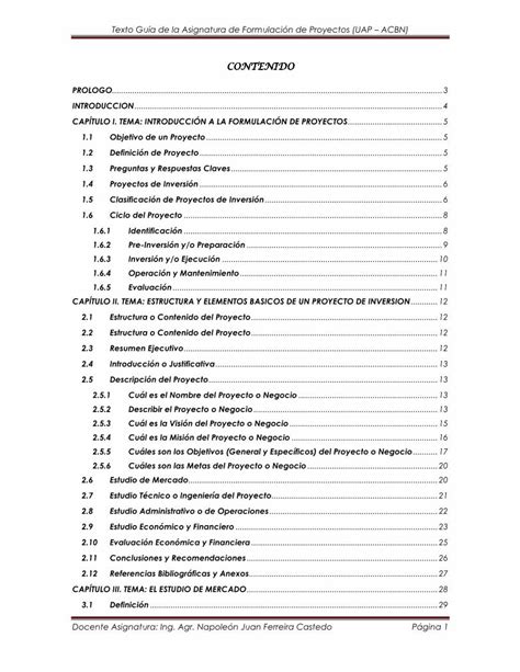 Pdf Texto Gu A Asignatura Formulaci N Y Evaluaci N De Pdf