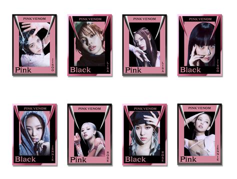 Blackpink Pink Venom Born Pink Comeback Photocards Set Etsy