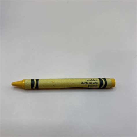 Retired Dandelion Color Crayola Crayon Discontinued Lightly Used | eBay