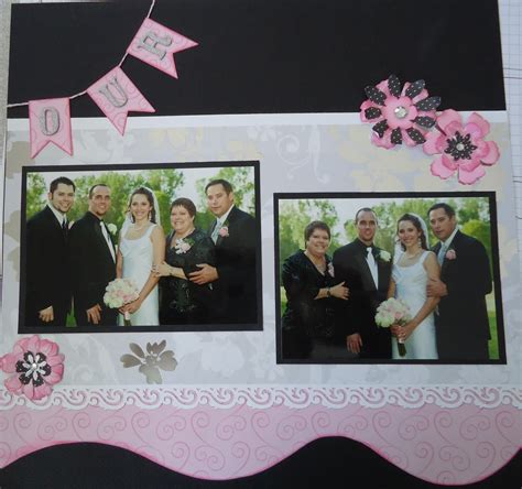 Shannons Scrapbooks: Amanda's wedding scrapbook layouts