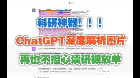 科研神器！chatgpt深度解析图片，再也不担心读研被放羊啦！ Youtube