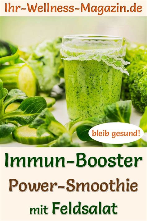 Gr Ner Feldsalat Smoothie Rezept F Rs Immunsystem Zum Abnehmen Und