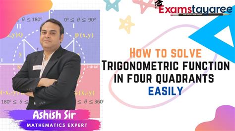 Sign Of Trigonometric Functions In The Four Quadrantseasy Concept Of