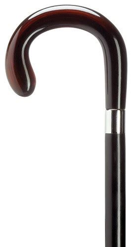 Mens Shell Crook Handle Walking Cane Stick Exquisite Canes