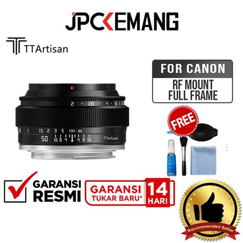 Jual Ttartisan Mm F Canon Rf Fullframe Tt Artisan Mm F Rf Free