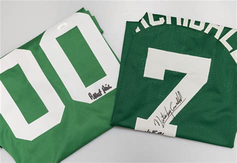 Lot Detail Lot Of 2 Autographed Boston Celtics Style Jerseys W