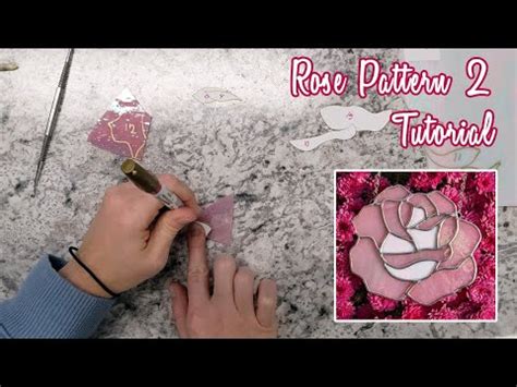 Tutorial Small Stained Glass Rose Pattern Youtube