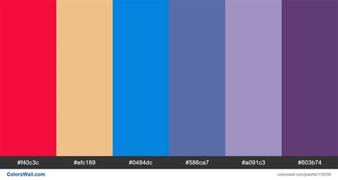 Macos vs Code Icon Visual Studio Colors Palette #f40c3c, #efc189, #0484dc