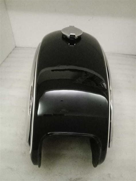 BMW R75 5 TOASTER BLACK PAINTED TANK 1969 73 MODEL WITH SIDE PLATES