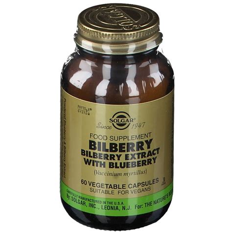 Solgar® Bilberry Berry Extract 60 Pz Redcare