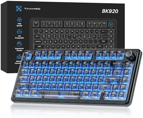 Amazon YUNZII KC68 Hot Swappable Mechanical Keyboard 68 Key Gaming Keyboard RGB Backlit