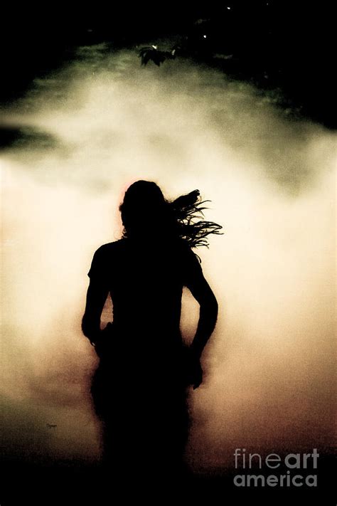 Running Shadow Photograph by Steven Digman