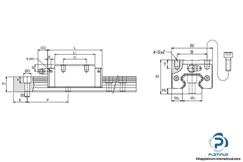 Pmi Msa Lsssf Linear Guideway Block Platinum International