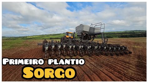 FINALIZANDO O PLANTIO DE SORGO SAFRINHA YouTube