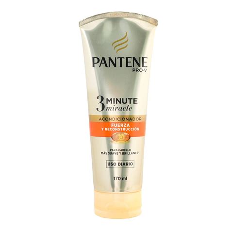 Acondicionador Pantene Fuerza y Reconstrucción 3 Minute Miracle 170ml