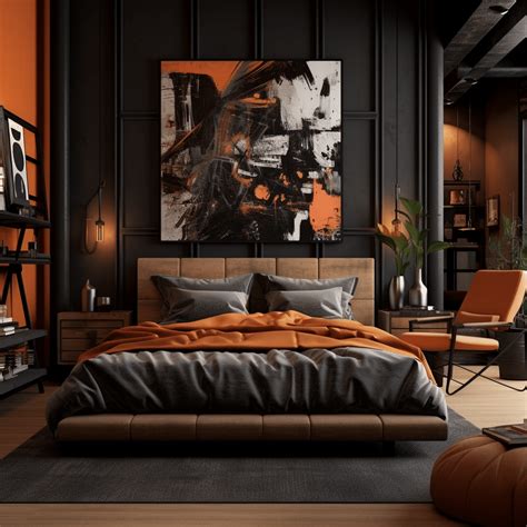 Black And Rust Bedroom Ideas Hearthandpetals