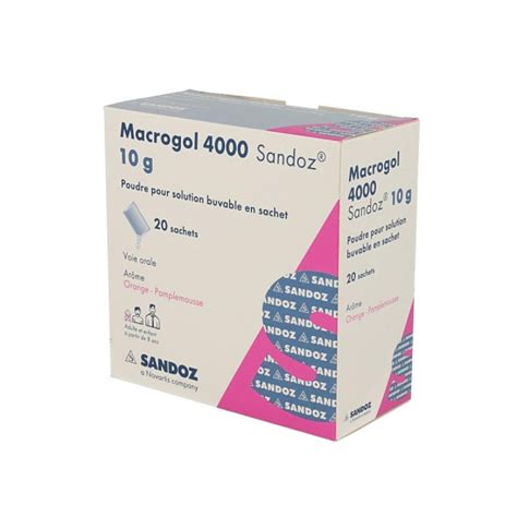 Macrogol G Sandoz Sachets