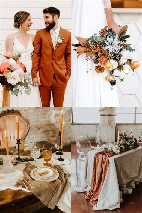 Sunset Dusty Orange Wedding Color Ideas For Fall Orange