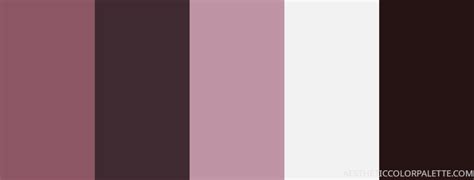 mauve color palette - Aesthetic Color Palette