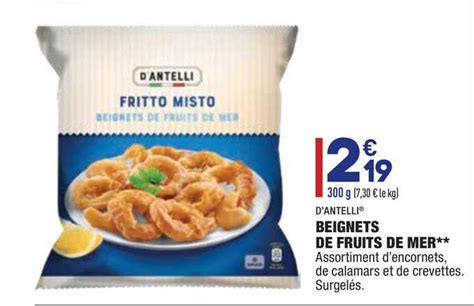 Promo Beignets De Fruits De Mer Chez Aldi ICatalogue Fr