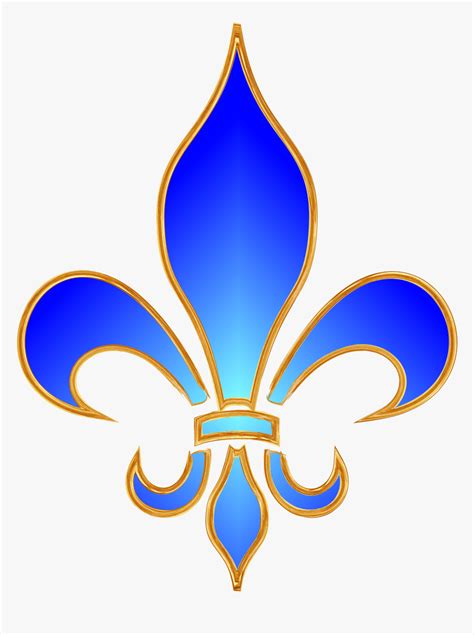 Fleur De Lis Png Download Fleur De Lis Blue Transparent Png