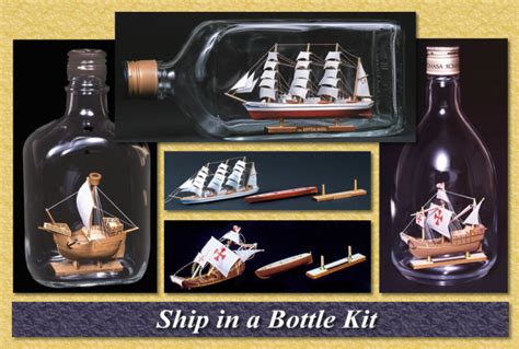 Direct from Japan. Wooden Ship in Bottle Kit | Santa Maria / Nippon Maru / Catalan Ship, by ...