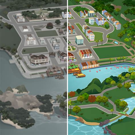 Enhanced World Maps (Sharper Maps) - April 2024 Update - Mods - The Sims 4