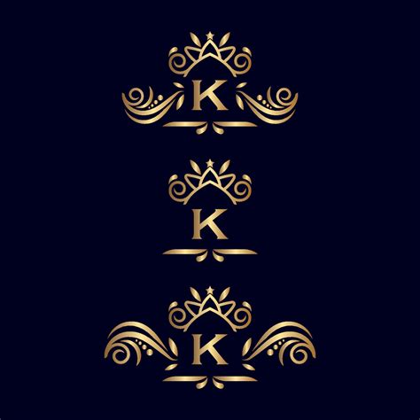 ROYAL LUXURY ORNATE LOGO LETTER K 12697342 Vector Art at Vecteezy