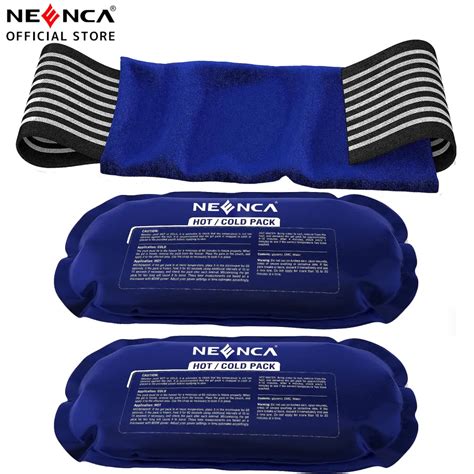 Neenca Gel Cold Hot Packs Ice Packs With Adjustable Wrap Reusable Warm Or Ice Packs For