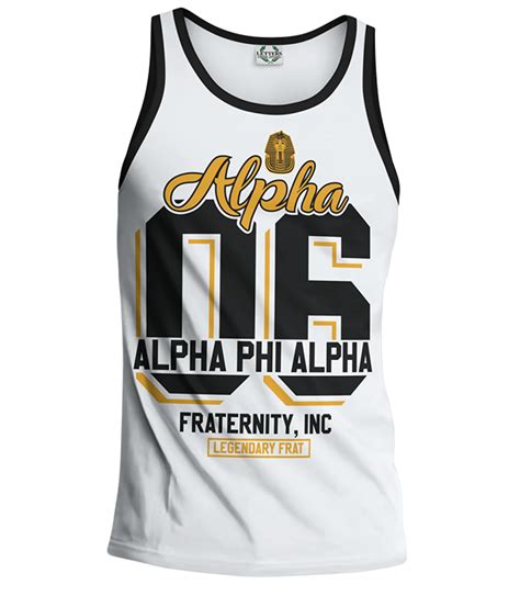 Alpha Phi Alpha Legendary Greek Tank Top Alpha Phi Alpha Alpha