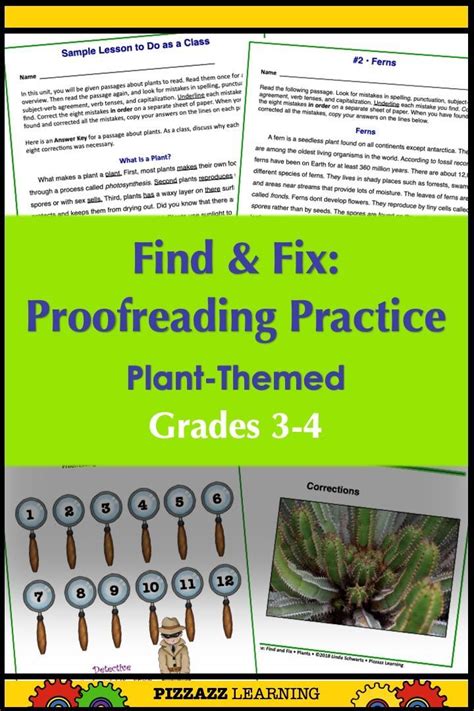 Proofreading Strategies 1st Grade