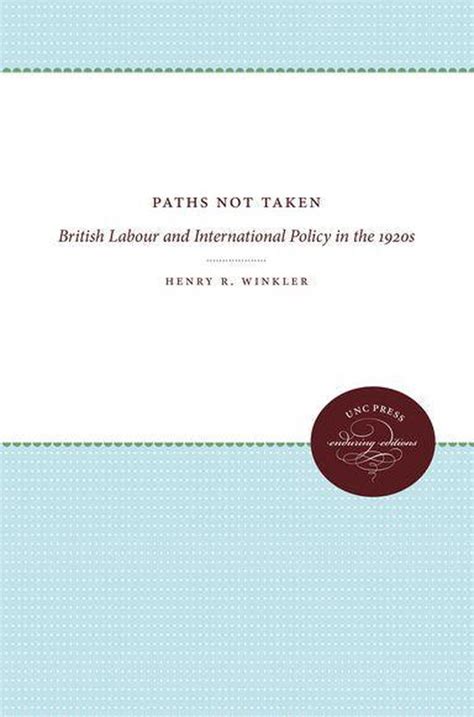 Paths Not Taken Ebook Henry R Winkler 9780807866344 Boeken