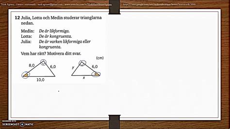 Matematik 5000 2bc VUX Kapitel 3 Geometri Blandade övningar 3