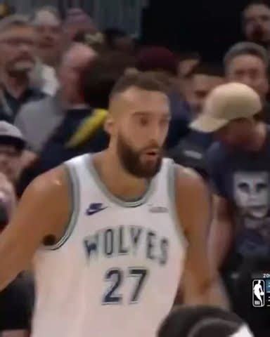 Rudy Gobert Insane Fadeaway Over Nikola Joki In Game Vs Nugget May