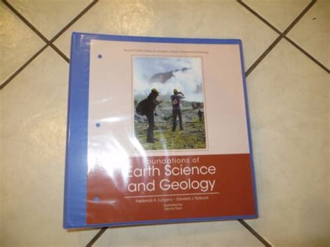 Foundations Of Earth Science By Frederick K Lutgens Edward J Tarbuck