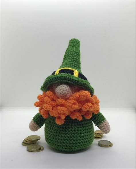 Leprechaun Crochet PATTERN St. Patricks Day Gnome Amigurumi Pattern ...