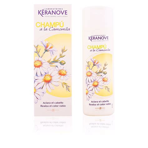 KÉRANOVE champú a la camomila Kéranove Protection de la couleur ...