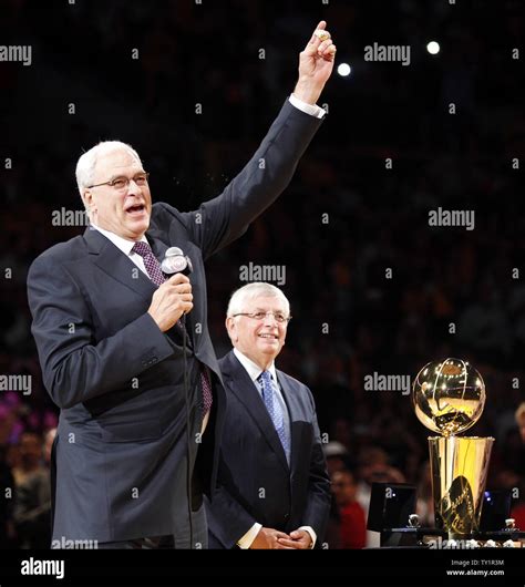 Phil jackson and david stern hi-res stock photography and images - Alamy