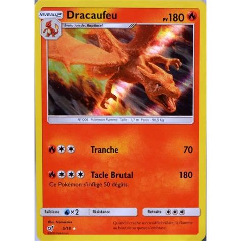 Carte Pok Mon Dracaufeu Pv Holo D Tective Pikachu Neuf Fr