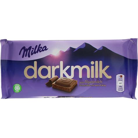 Milka Darkmilk Dunkle Alpenmilch G Tilbud Hos Netpris